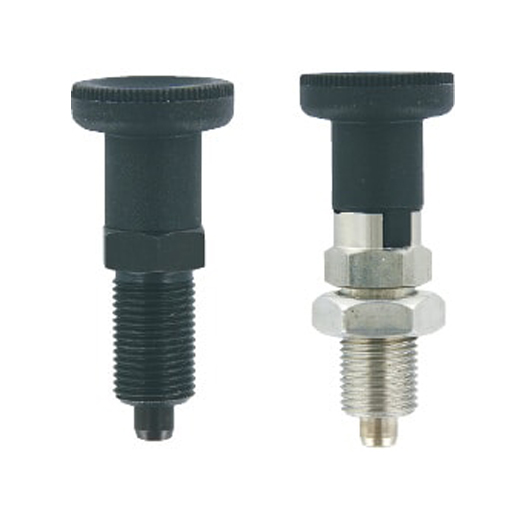 Indexing Plungers-Fine Thread and Coarse Thread Type/Return and Rest Position Type (DPMXK12M)