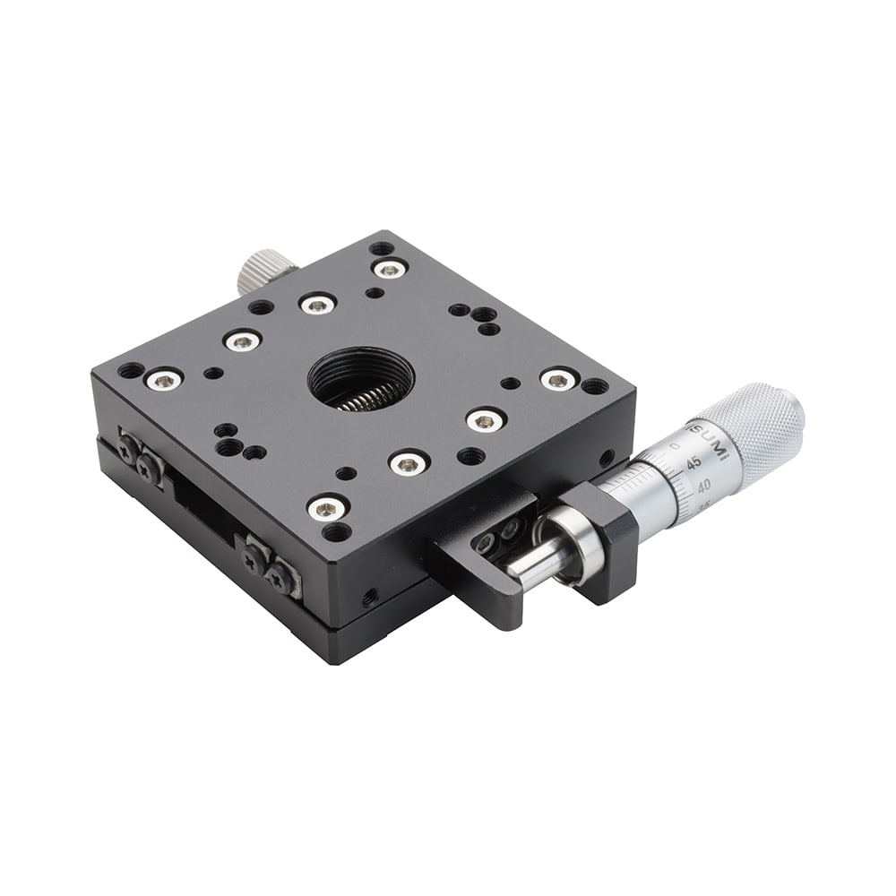 X-Axis Manual Stages, Cross Roller Guide (DE-XPG)