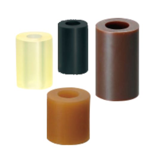 Counterbored Urethane Bumpers, With Collar/ Without Collar