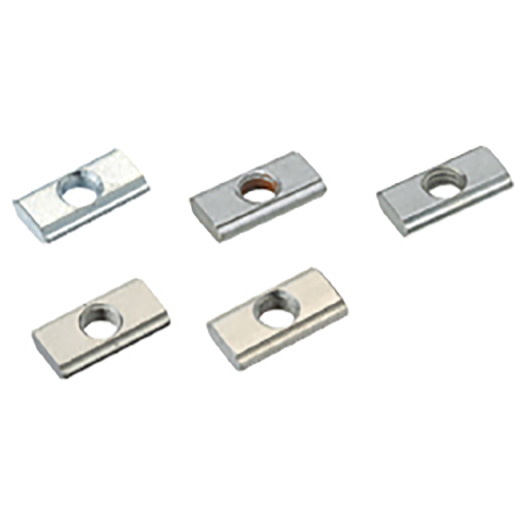 Pre-Assembly Insertion Nuts / Stoppers for Aluminum Extrusions -5 Series (Slot Width 6mm)