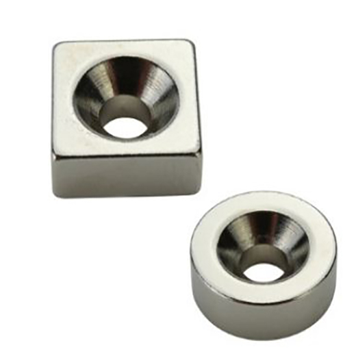 Neodymium Magnets Flat Shape for Countersunk