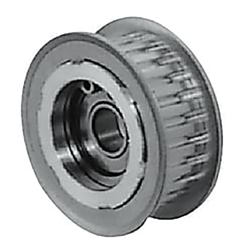 Flanged Idlers with Teeth - S2M, S3M - Center Bearing & Both Side Bearing